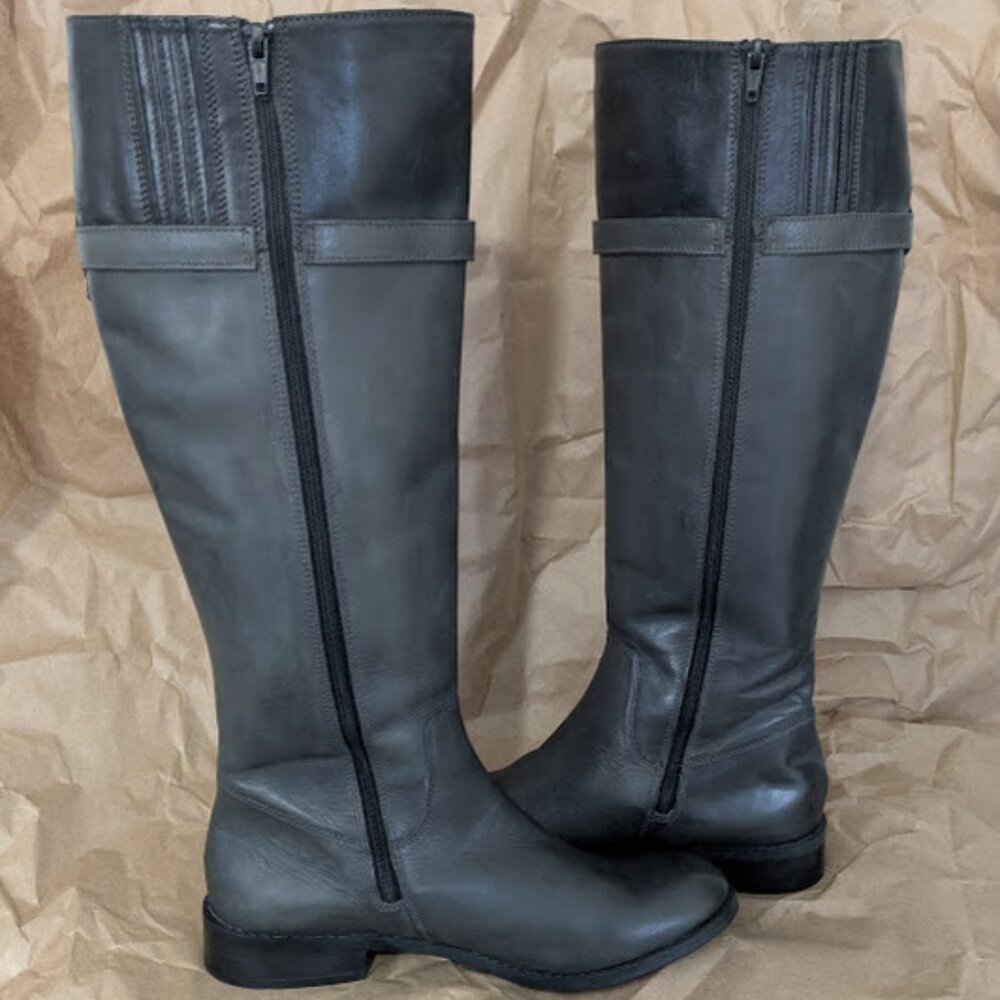 Pita Topeka women's two-tone knee high boots